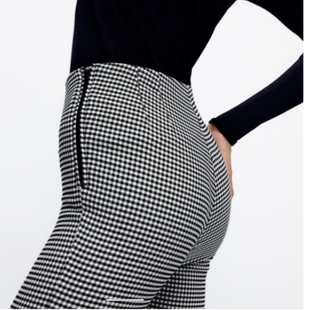 ZARA Plaid Leggings - Picture 2 of 8